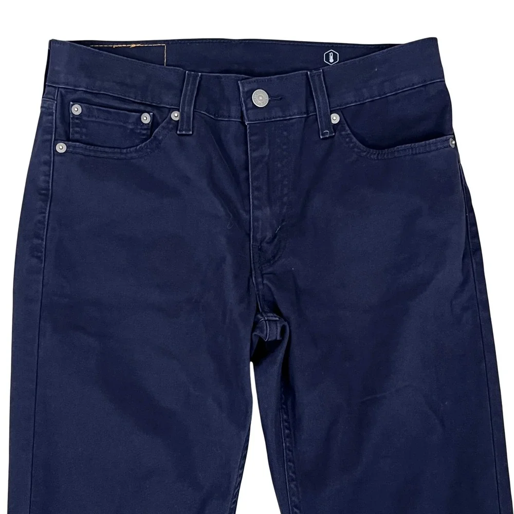 Levi's Mens 511 All Seasons Tech Pants 30x31 Navy Blue Slim Fit Stretch Jeans